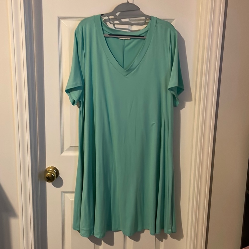 Aqua dress